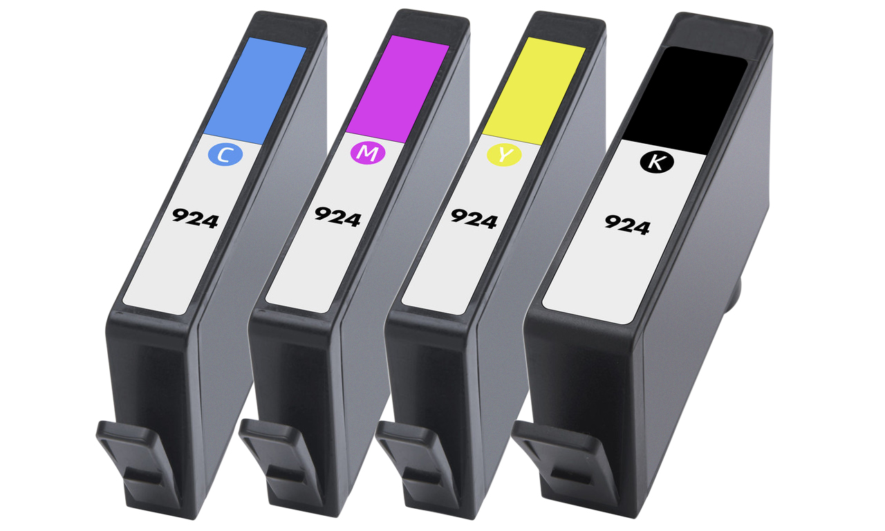 Compatible HP 924 Full set of 4 Ink Cartridges